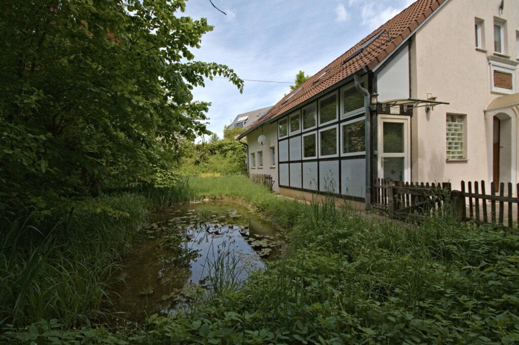 Naturfreundehaus Am Roßhaus mit Teich
